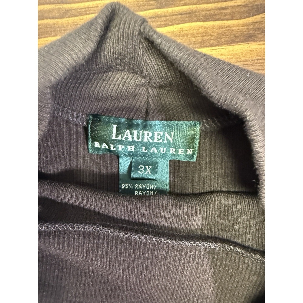 Ralph Lauren Mock Neck Sweater Brown Women's‎ Size 3x - Picture 6 of 6